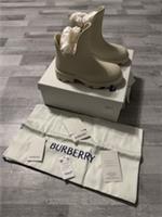 Burberry Ray Rubber Ankle Boots Clay Size 37 UK 4