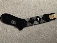 Burberry's of London Over The Calf Wool Blend Socks Size UK 7 - 9