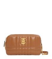 BURBERRY Small Quilted Leather Lola Camera Bag - Marple Brown - RP &pound;1090