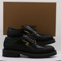 BURBERRY ALEXRE MENS BROGUE UK 9 EU 43 BLACK LEATHER RRP £590 JA