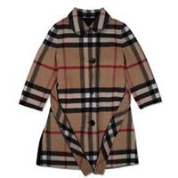 BURBERRY KIDS Vintage Check Celine Tie Check Reversible Coat 6 Years NEW RRP1040