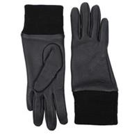 Burberry Black Leather Gloves