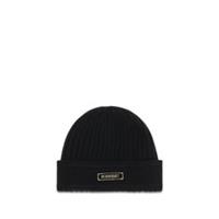 Burberry Black Wool Oves Aries Beanie