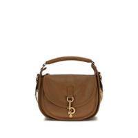 Burberry Brown Calf Leather Bos Taurus Shoulder Bag