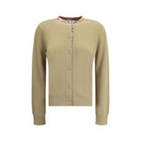 Burberry Brown Wool Oves Aries Cardigan