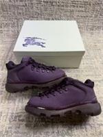 Size 6 (eu 40) - Burberry Nubuck Trek Boot Purple