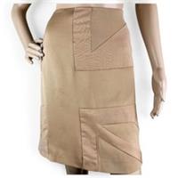 Burberry Mini Skirt Mohair Wool Poly Union Jack Camel Sizes UK 6, 8, 10 Genuine - 6 Regular