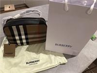 Burberry Camera MX GBH Bag Check Black-shoulder Bag