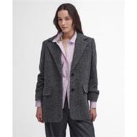 New BARBOUR Paulette Mensy Wool Blazer &pound;279 UK 14 EU 40 USA 10 XL Herringbone - XL Regular