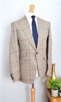 New ALEXANDER KRAFT Monte Carlo Linen Silk Jacket 1250 Size 36R/46R Small Wool - Small Regular