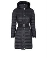 Burberry Black Down Belted Puffer Coat Size UK 02 RRP £850 NEW TAGS - UK 02 Regular