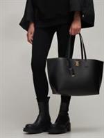 BURBERRY TB Smooth Leather Monogram Medium Black Tote Bag RRP £1450 NEW