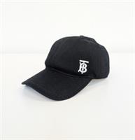 Burberry Cotton TB Logo Cap Black - Size XL - RRP £220
