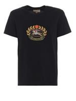 Burberry Gully Embroidered Archive Logo Cotton T-shirt Black XL - RRP &pound;320 - XL Regular