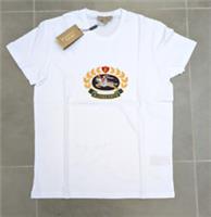 Burberry Gully Embroidered Archive Logo Cotton T-shirt White XL - RRP &pound;320 - XL Regular