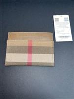 Mens Burberry Card Holder Beige Red RRP £220