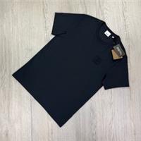 Burberry Mens Navy Embroidered B Logo T-shirt - s & m Regular