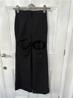 One Off Burberry Sample Cut Out Wide Leg Trousers Size UK6 New - 6 Regular