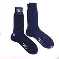 Burberry's Japan Socks - Vintage 90s - Authentic - Size 25 (UK 8) - Navy - BNWT - 25 Regular