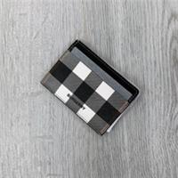Burberry Check Dark Birch Card Case Brand new with dust bag Retail £200