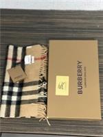 Burberry Cashmere Scarf Beige New With Tags