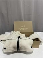 burberry kids white Moose Knuckles shearling jacket 6 years old