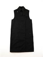 NEW Burberry Womens Black Sleeveless Mac 12 Black