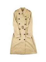 NEW Burberry Womens Long Kensington Heritage Trench Coat 6 Beige