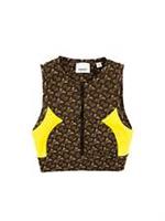 NEW Burberry Womens All-Over Monogram Vest XX-Small Brown