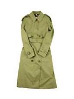 NEW Burberry Womens Green Trench Coat 8 Green - 8 Regular