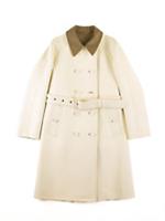NEW Burberry Womens Cream Calf Leather Mac 10 Multicolour