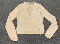 Burberry London Wool-Silk Blend Light Knit Chino Cardigan XL - XL Regular