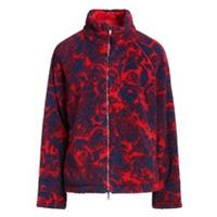 Burberry Reversible Rose Red Fleece Jacket