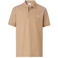 Burberry Branded Circle Logo Camel Beige Polo Shirt - M Regular