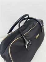 Burberry Fragrance Holdall Bag Black Check Trim Weekend Travel Bag 36cm