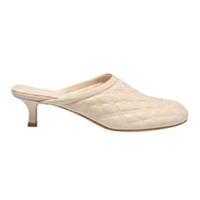 Burberry Womens/Ladies Quilted Lambs Leather Embroidered Mul6 UK Beige SY2474