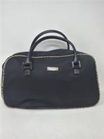 Burberry Fragrance Holdall Bag Black Check Trim Weekend Travel Bag 36cm