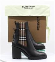 Burberry Ladies Allostock 70 Leather/Fabric Casual Black/Comb 41 UK 8