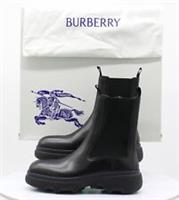 Burberry Ladies Gabriel Chelsea Boot Leather Formal Black 40 UK 7