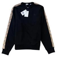 Burberry Men's Check Trim Jumper Black XXL