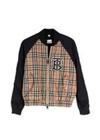 Burberry Brown Harlington Check Bomber Jacket - XXS Maternity