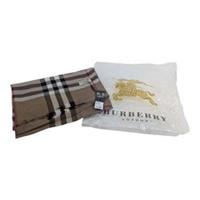 NWT Burberry 100% Cashmere Raspberry Sorbet Check Tartan Scarf (HO)