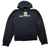 Burberry Women's Logo Print Hoodie Black M