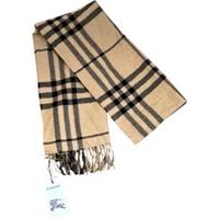 Burberry Women's Checkered Scarf Beige
