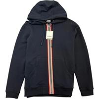 Burberry Men's Lexington Icon Stripe Hoodie Black Size M