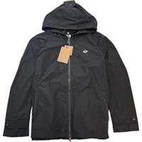 Burberry Men's Everton Logo Windbreaker Black Size 4XL - 4XL Regular
