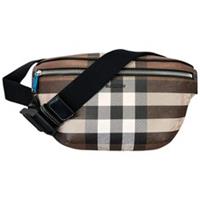 Burberry Men's Checkered Belt Bag Brown