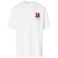 Burberry 1856 Logo White T-Shirt - XS Regular