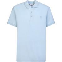 Burberry Branded Circle Logo Sky Blue Polo Shirt - S Regular