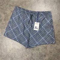Burberry Pewter Checked Cotton Swim Shorts RRP £395